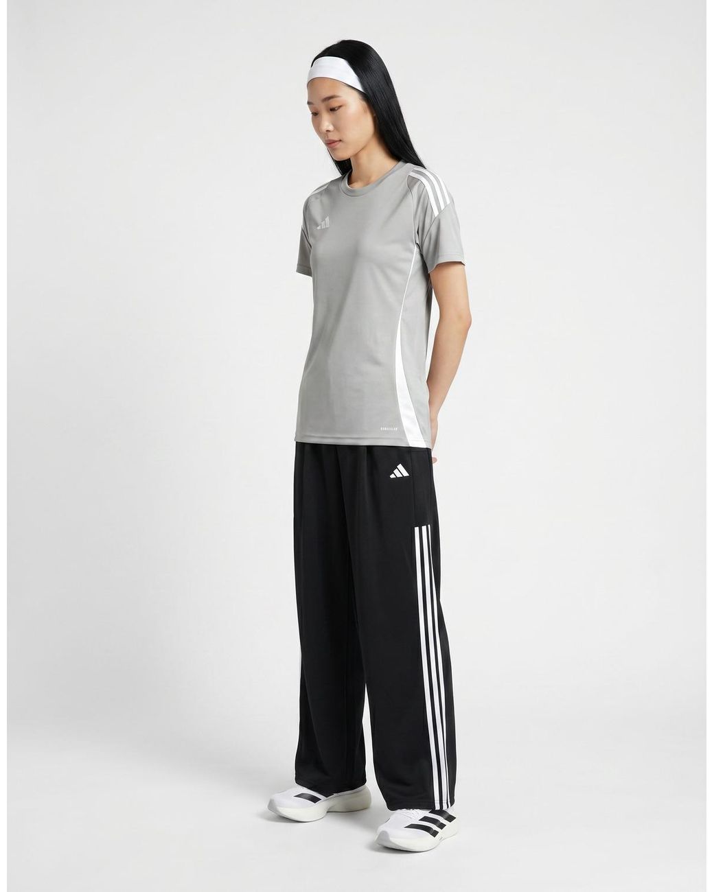 Adidas Gray T Shirt Tiro 24 Jersey