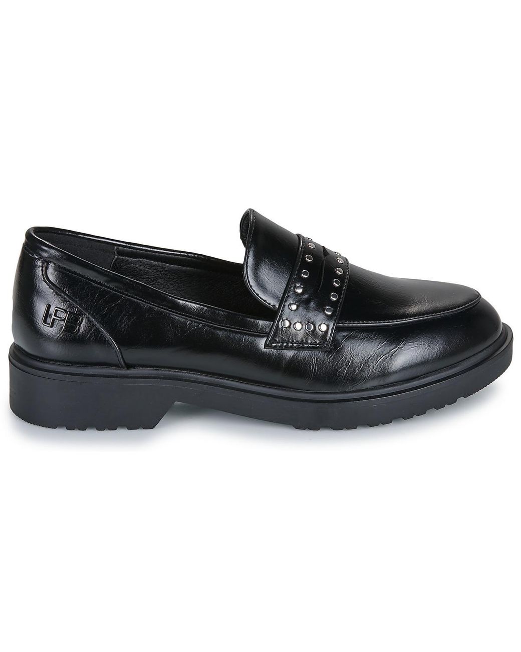 Les Petites Bombes Black Loafers / Casual Shoes Maori