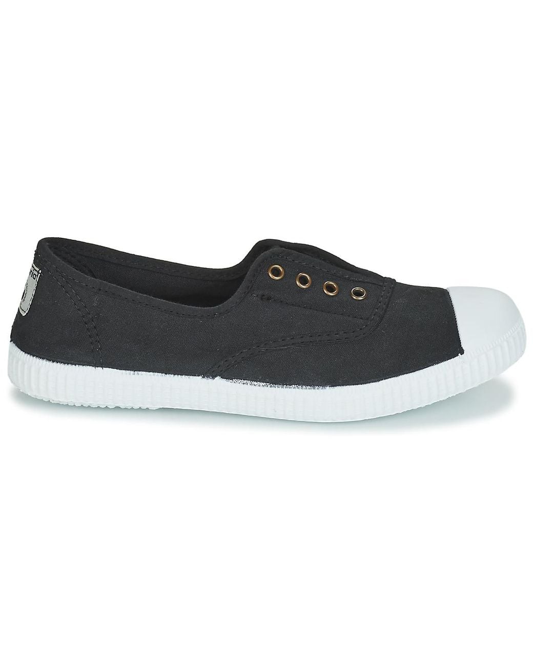 Victoria Black Inglesa Elastico Tintada Shoes (trainers)