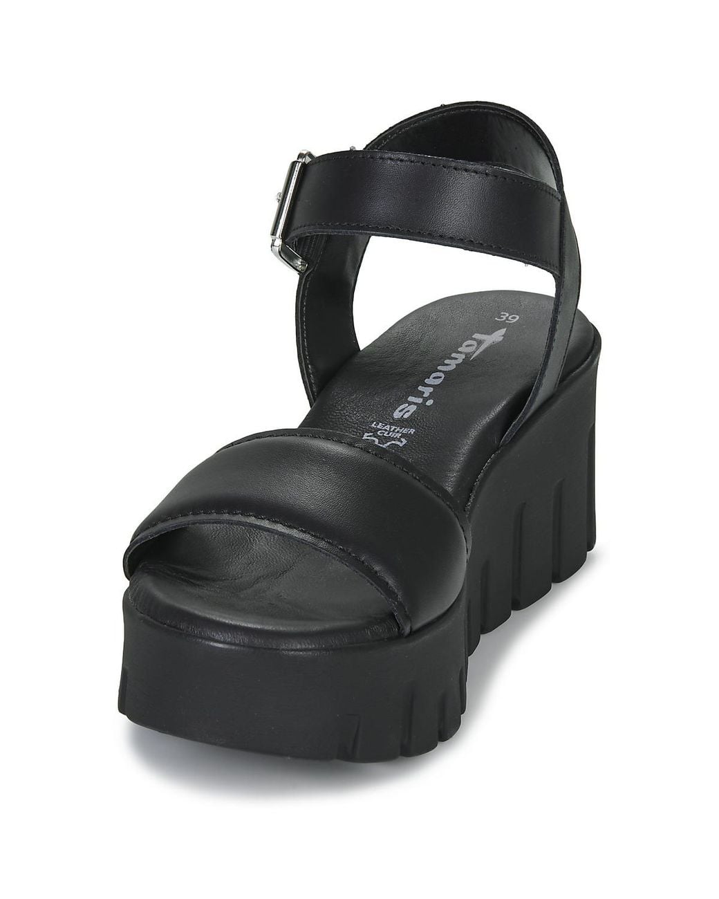 Tamaris Black Heeled Sandals 28712-003