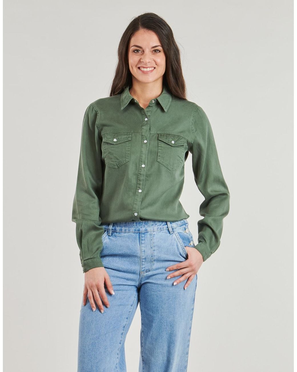 Vila Green Shirt Vibista