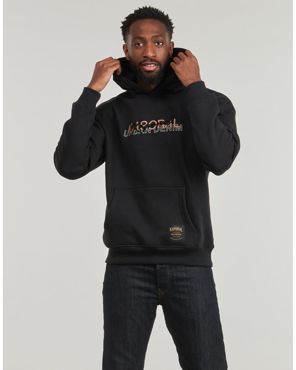 Kaporal Black Hoodies Ranko for men