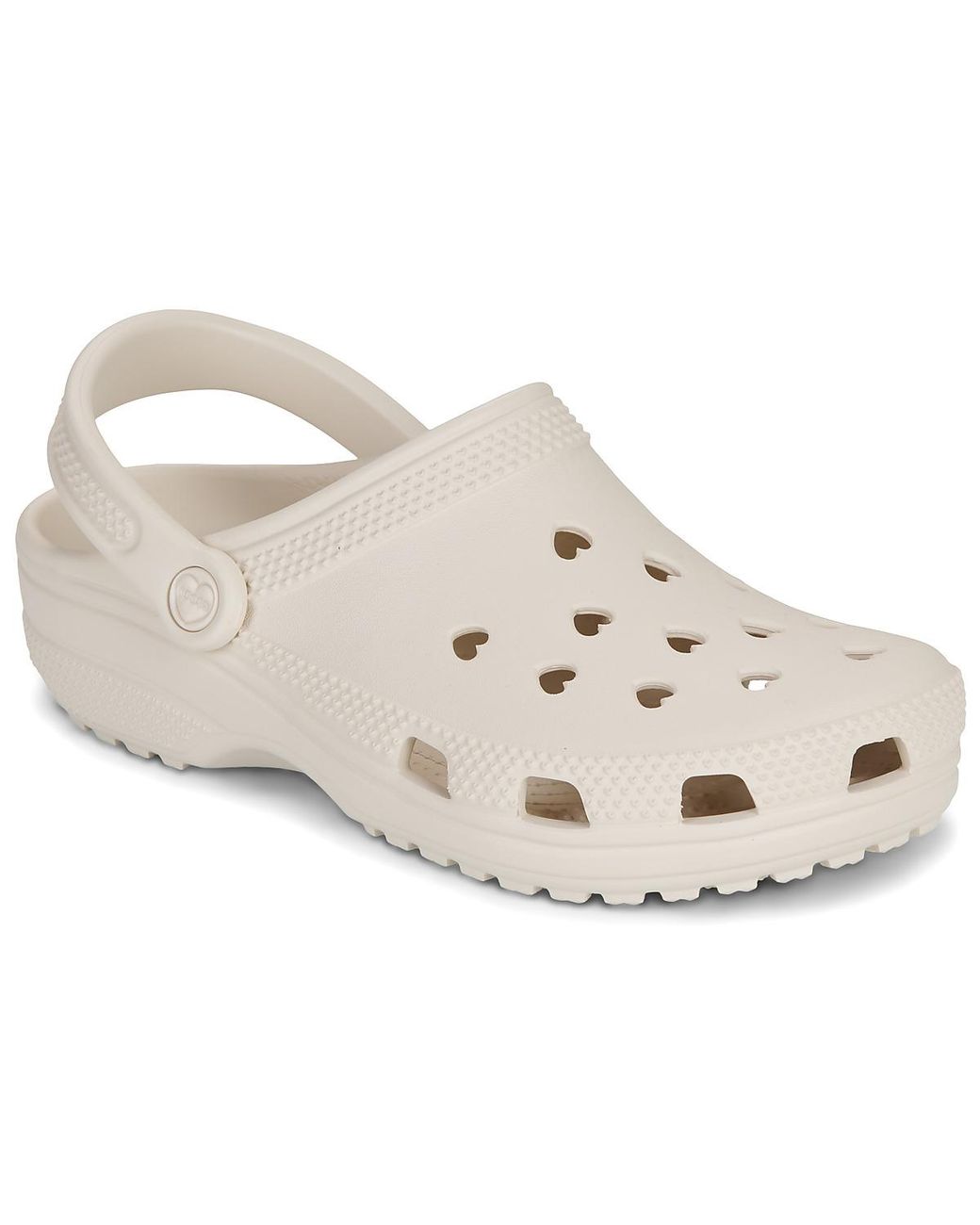 CROCSTM White Clogs (shoes) Classic Hearts Cut Out Clog
