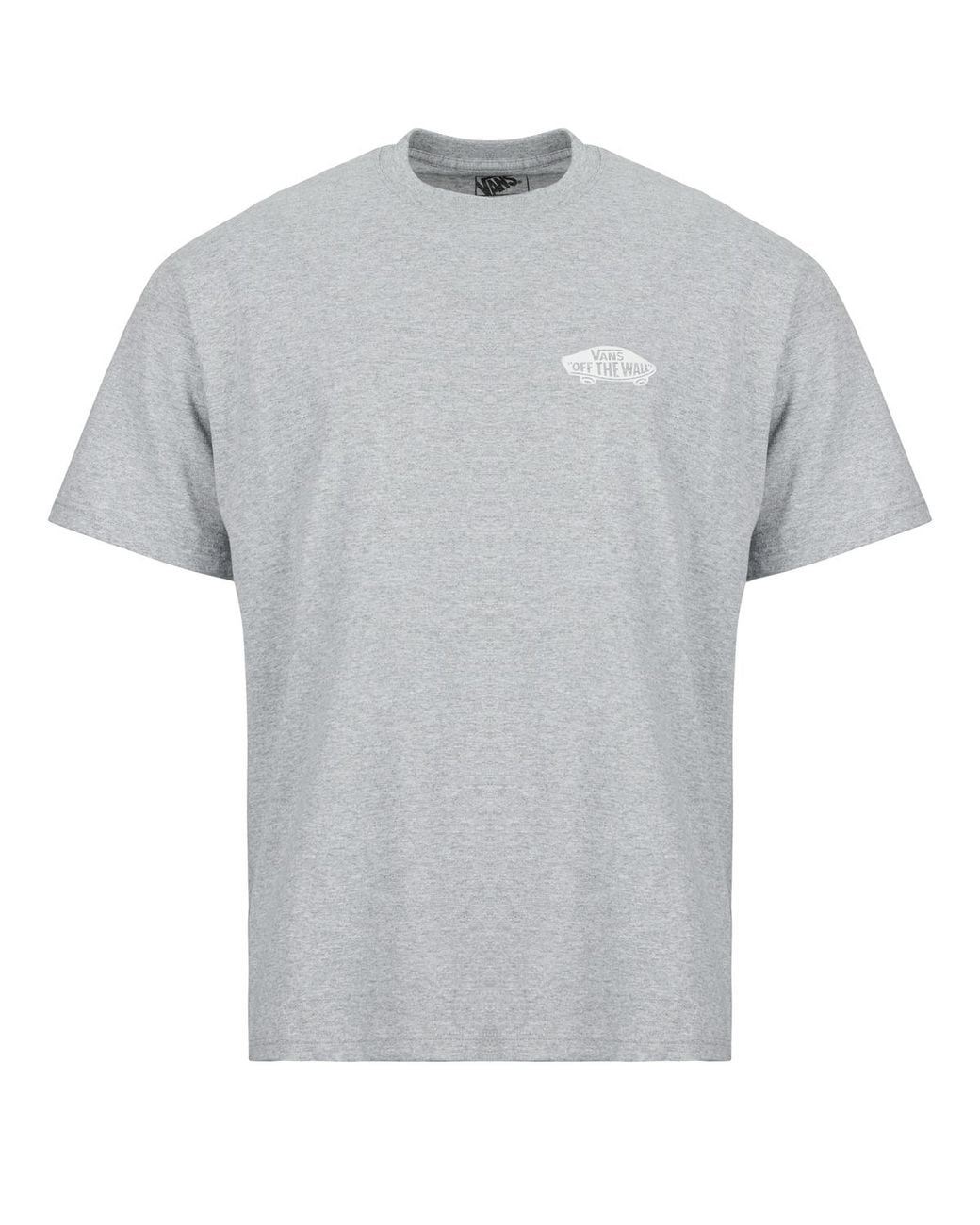 Vans Gray T Shirt Double Standard Ss Tee for men