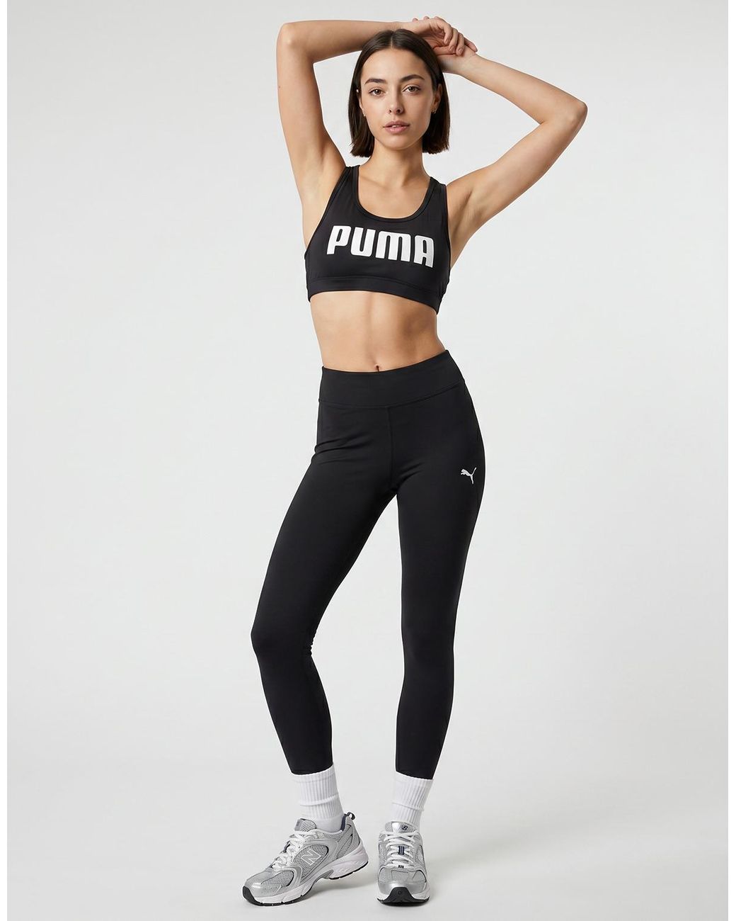 PUMA Black Sports leggings Ess Poly Tights