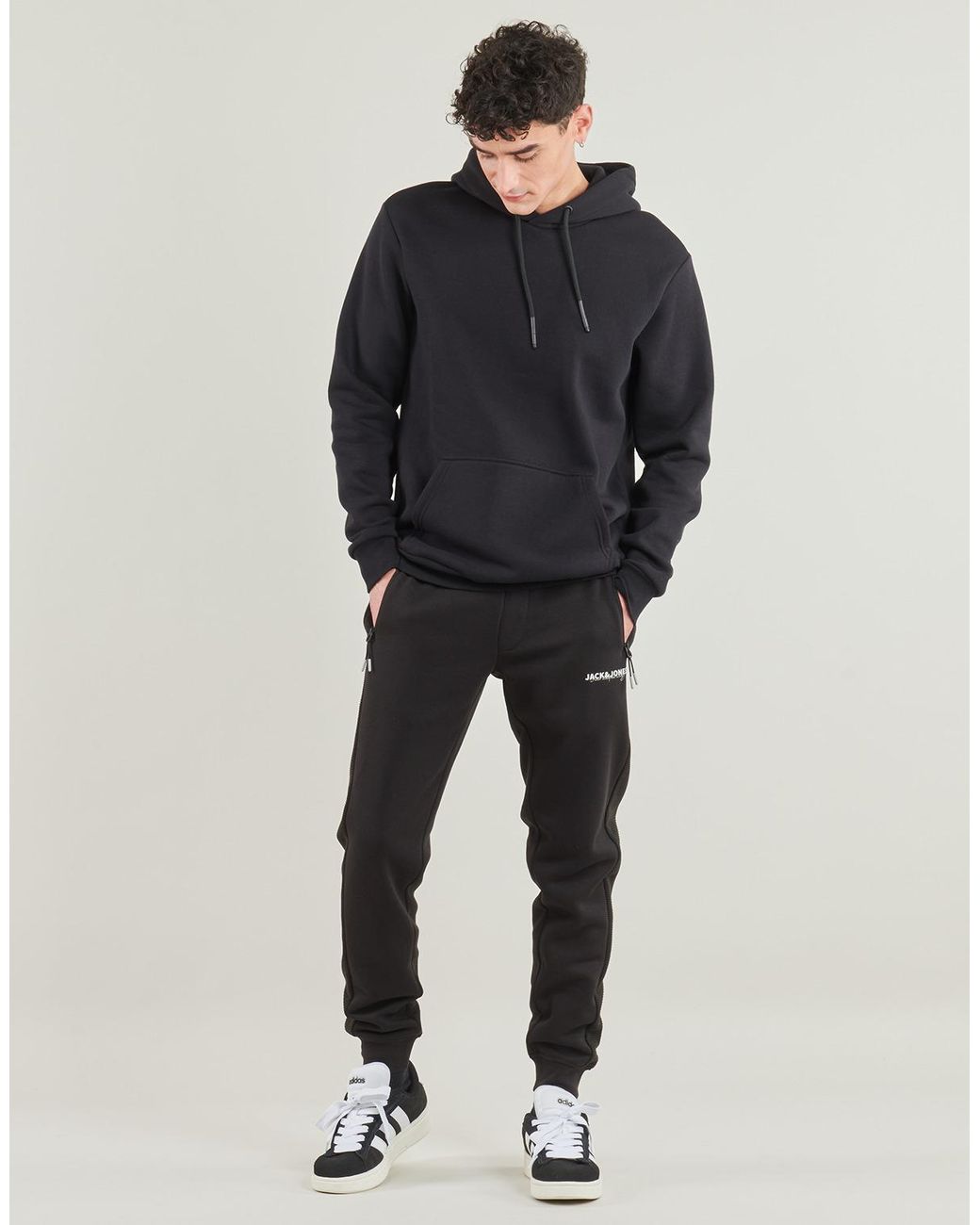 Jack & Jones Gray Tracksuit Bottoms Jpstgordon Thatcher Sweat for men