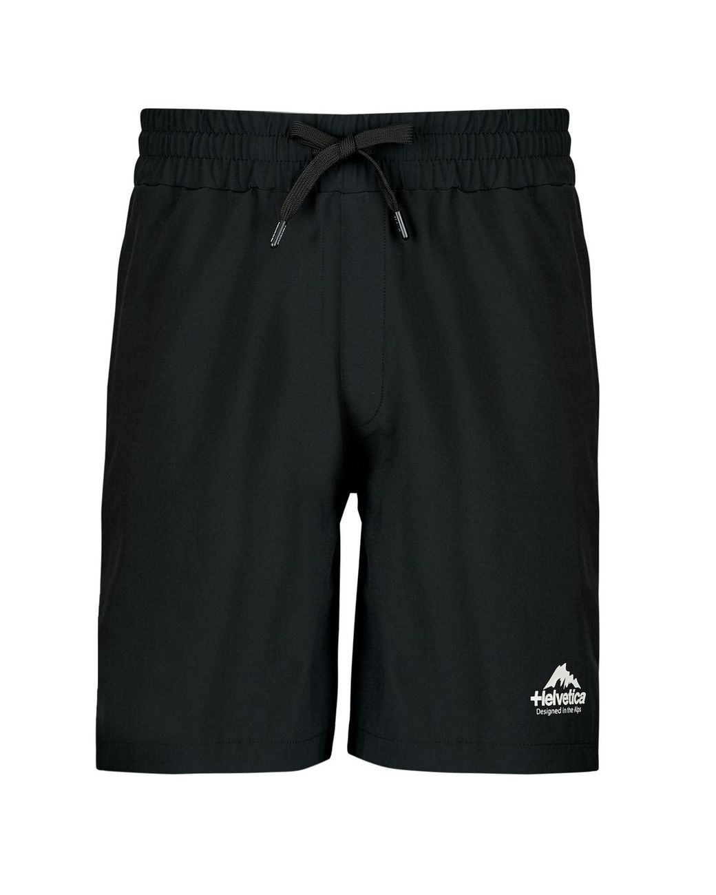 Helvetica Black Shorts Montagne for men