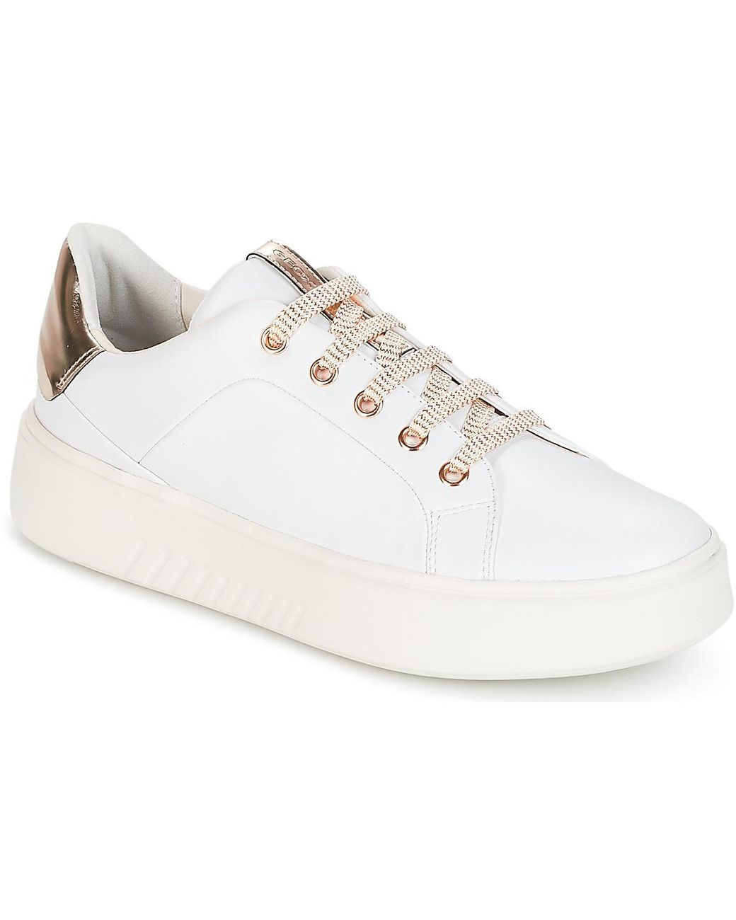 Geox D Nhenbus A Women's Shoes (trainers) In White - Save 23% - Lyst