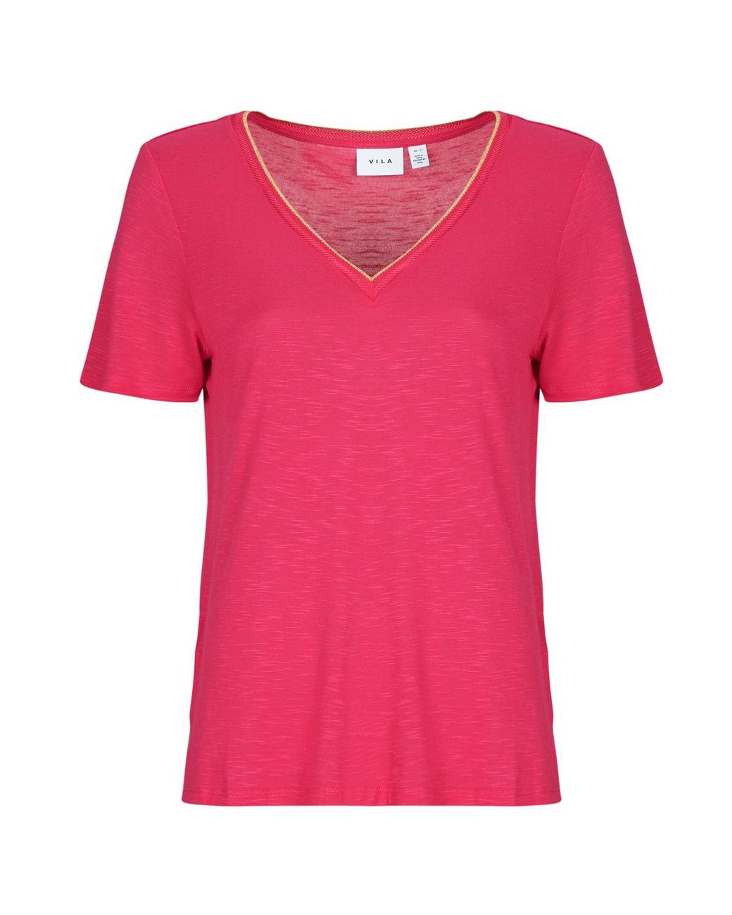 Vila Pink T Shirt Vinoel