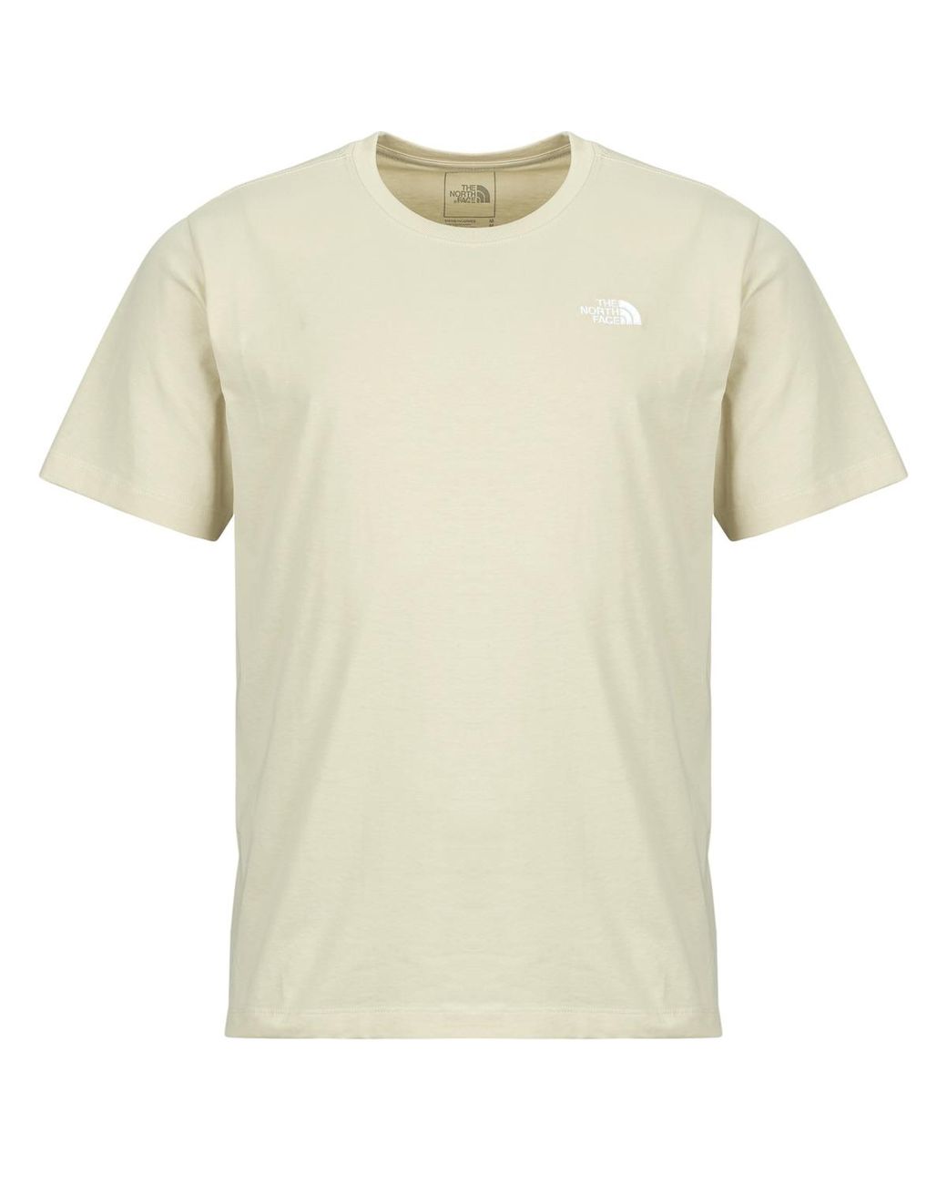 The North Face Yellow T Shirt Evolution Simple Dome Regular Short Sl Summit for men