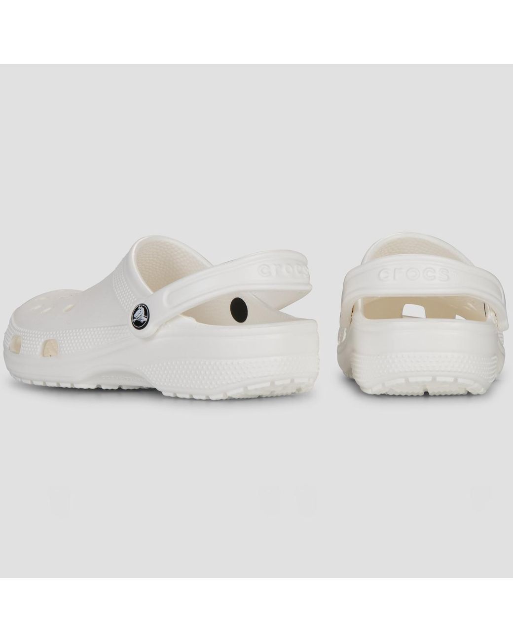 CROCSTM White Classic Clogs (shoes)