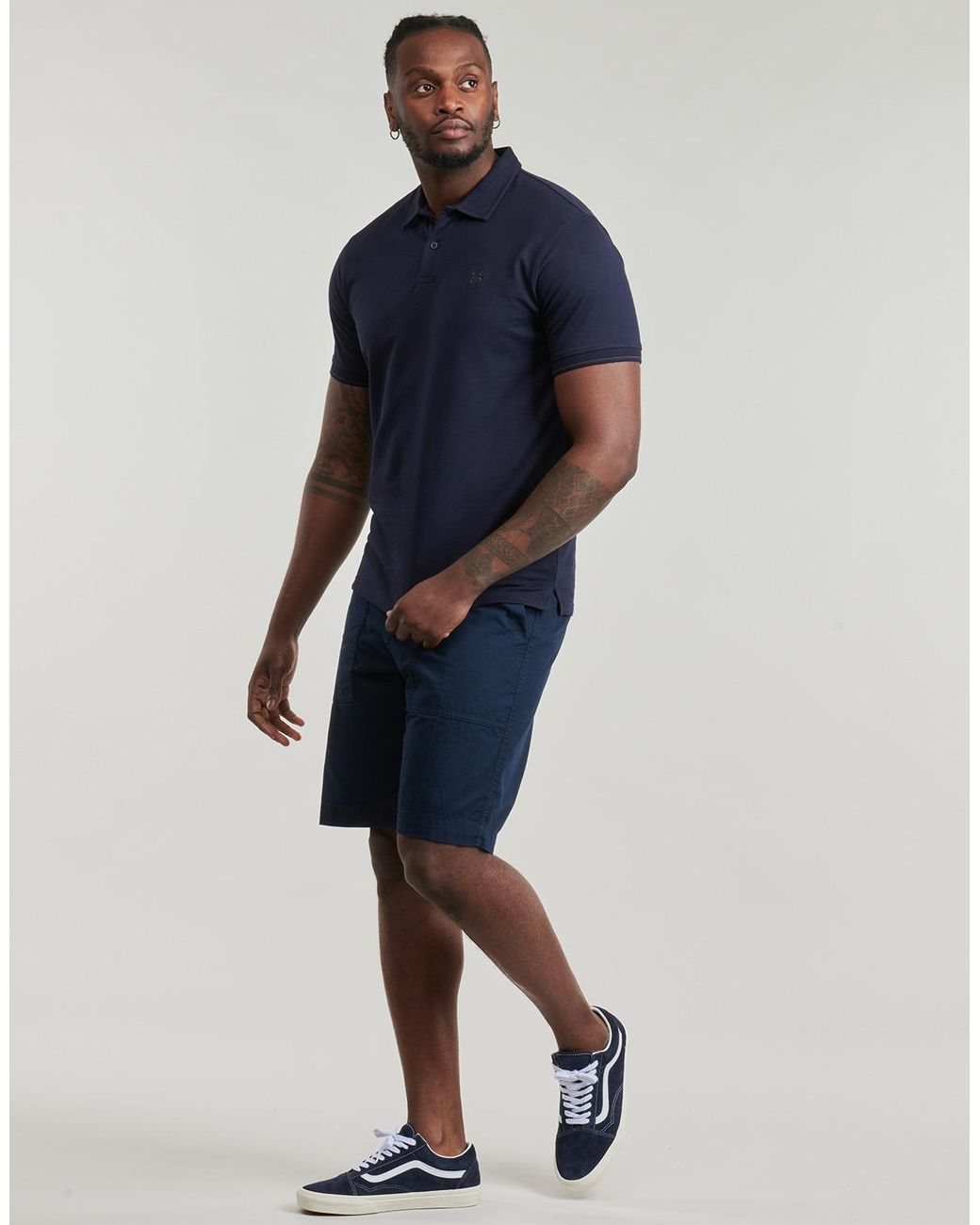 Oxbow Blue Polo Shirt R1timeless for men