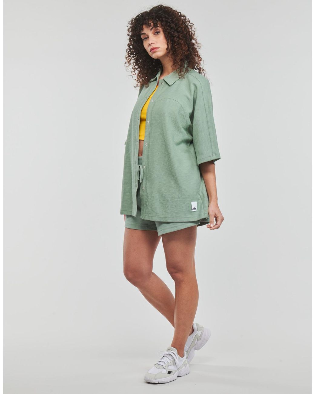 Adidas Green Shirt Lng Lshirt