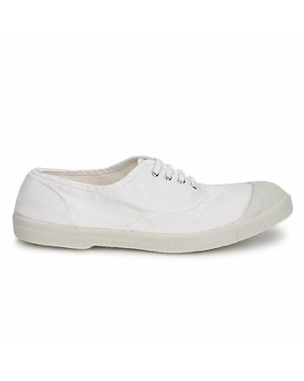 Bensimon White Shoes (trainers) Tennis Lacet