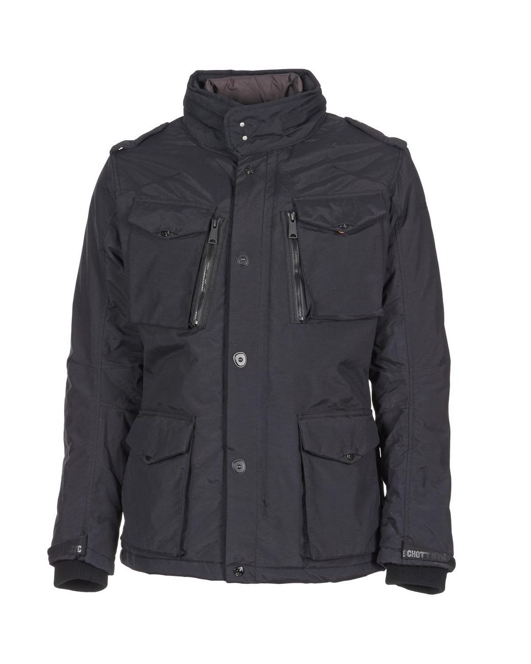 Schott Nyc Field Parka in Black for Men | Lyst UK