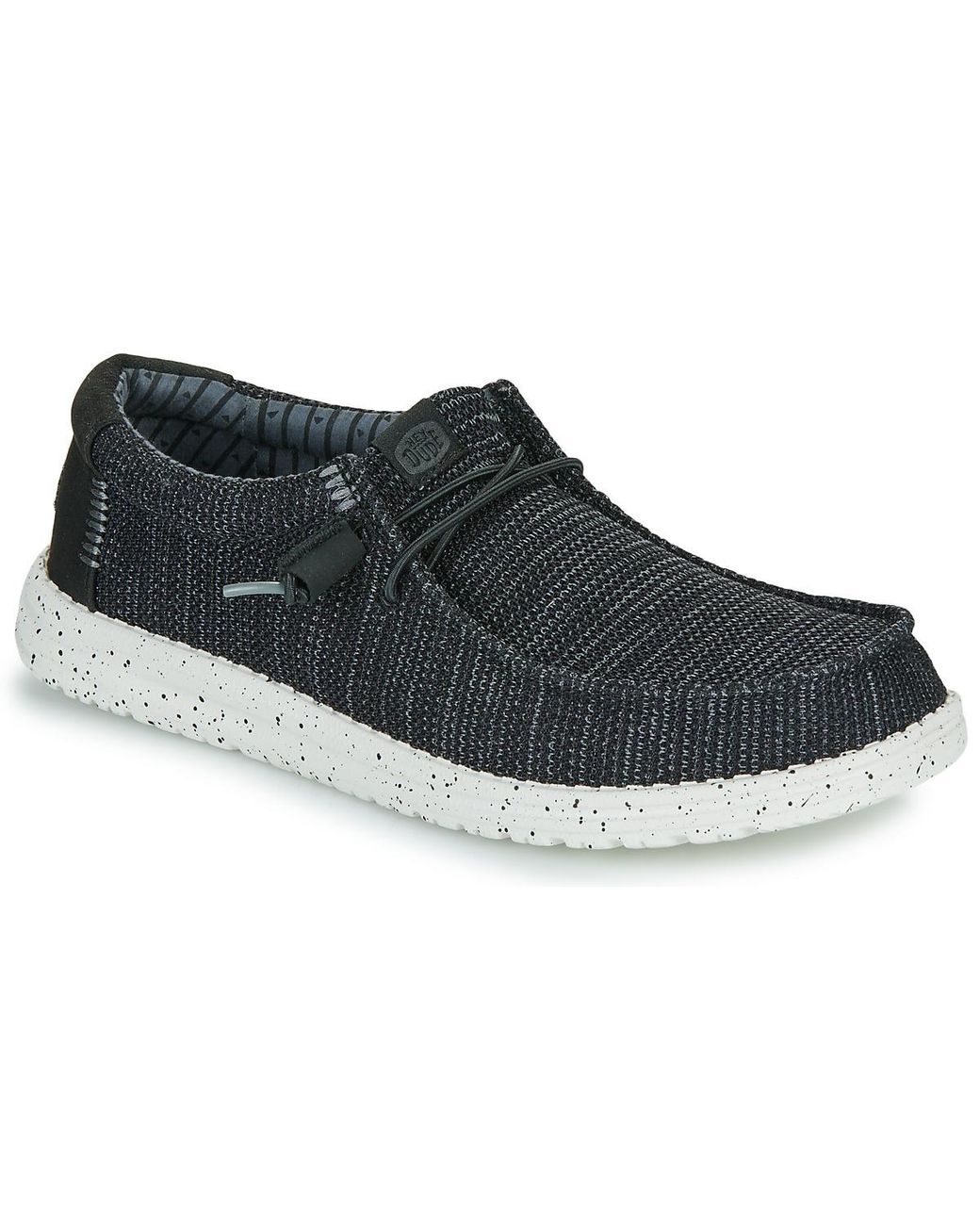 HeyDude Blue Slip-ons (shoes) Wally Stretch Sox for men