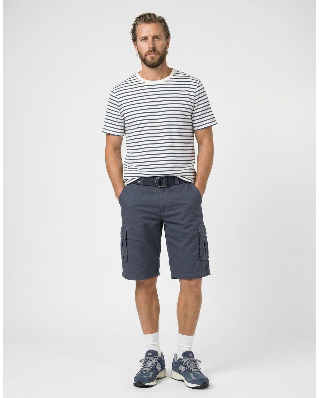 Teddy Smith Blue Sytro Shorts for men