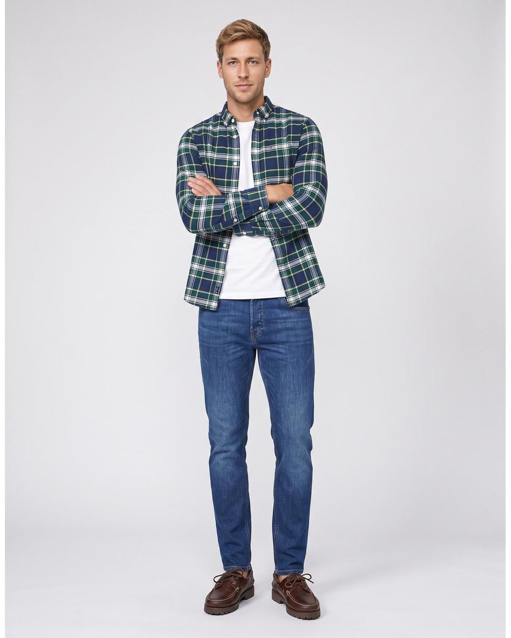 Jack & Jones Blue Glenn Original 814 Slim Jeans Skinny Jeans for men