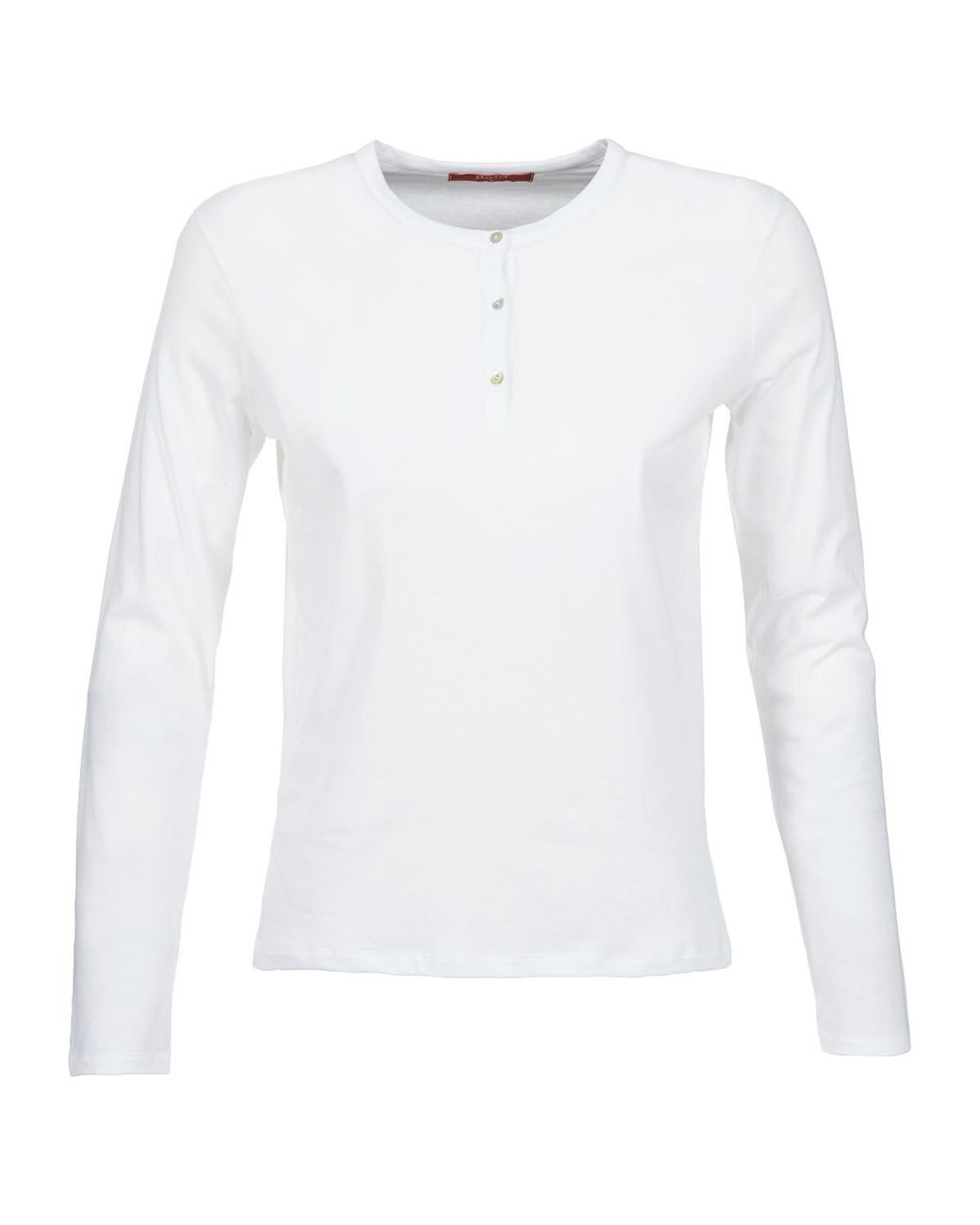 BOTD White Long Sleeve T-shirt Ebiscol