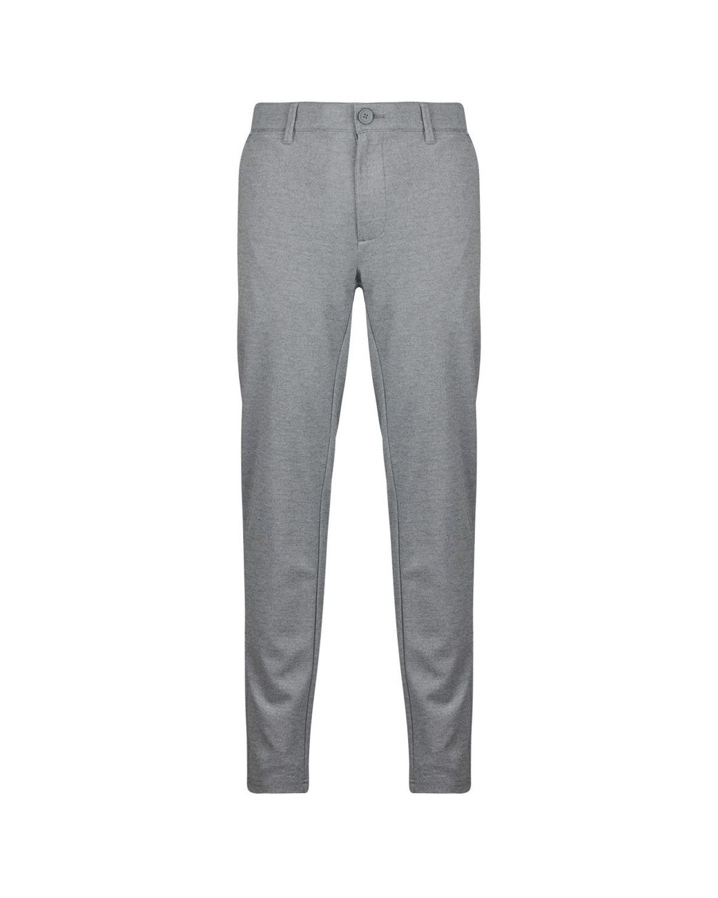 Only & Sons Gray Onsmark Pant Gw 0209 Trousers for men