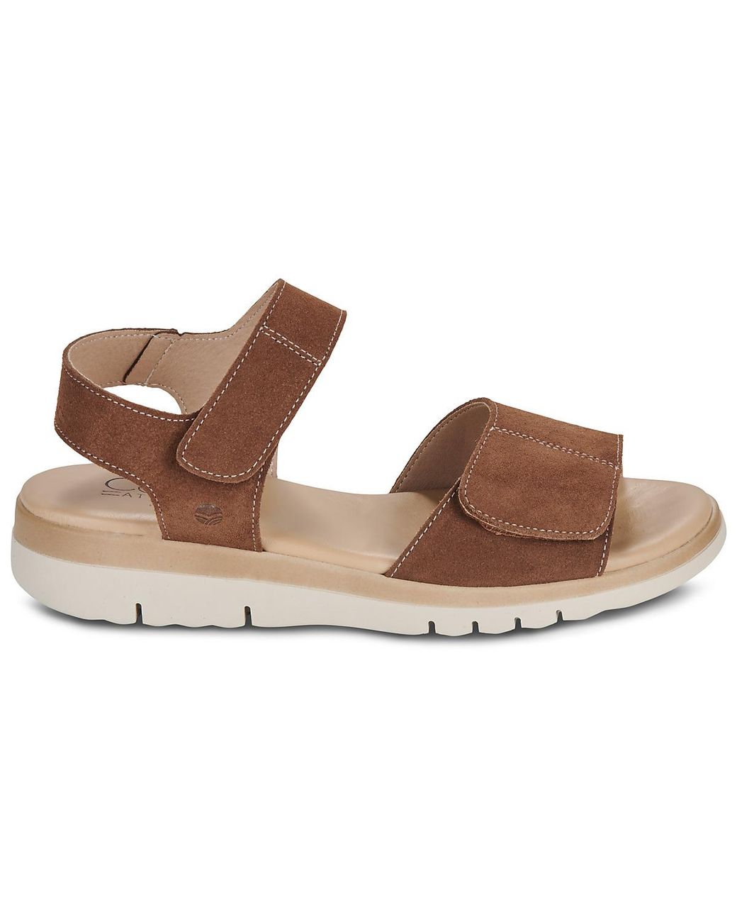 Casual Attitude Brown Wedge Sandals Sanda