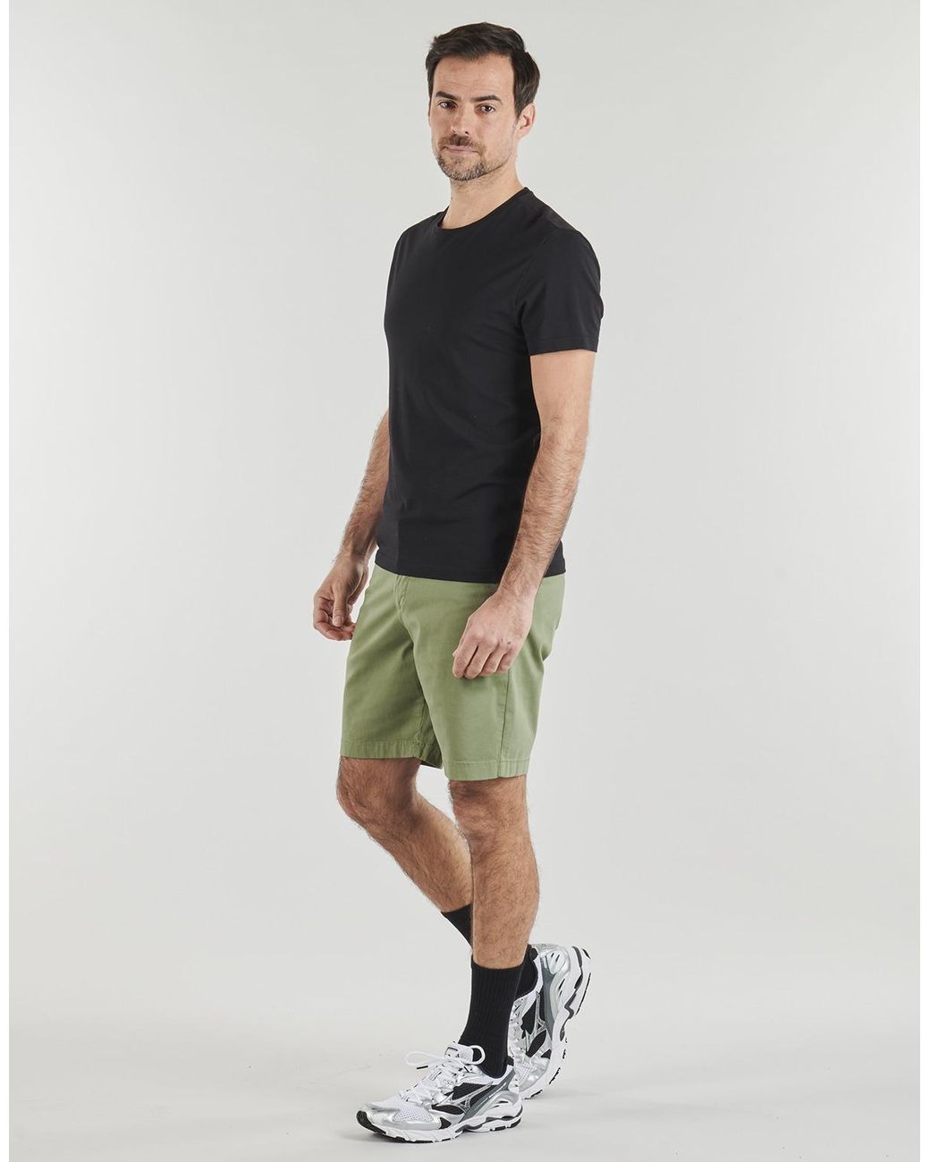 Pepe Jeans Green Shorts Regular Chino Short for men
