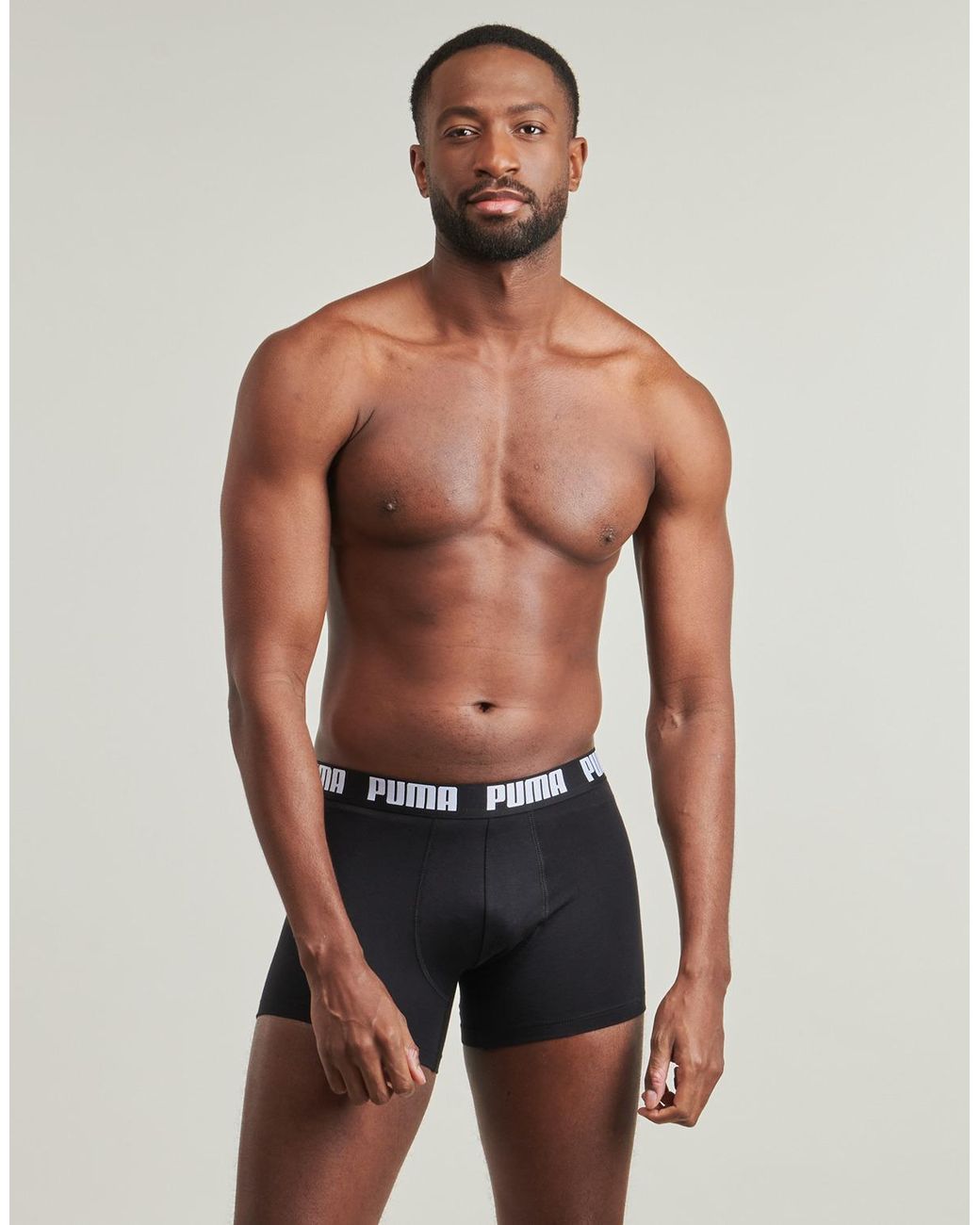 PUMA Black Boxer Shorts Boxer Ecom Pack De 4 for men