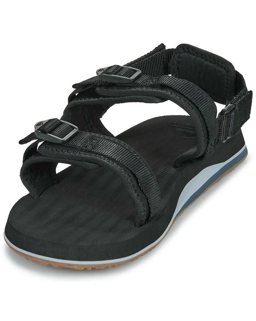 Quiksilver Black Flat Sandals Monkey Caged A/t for men