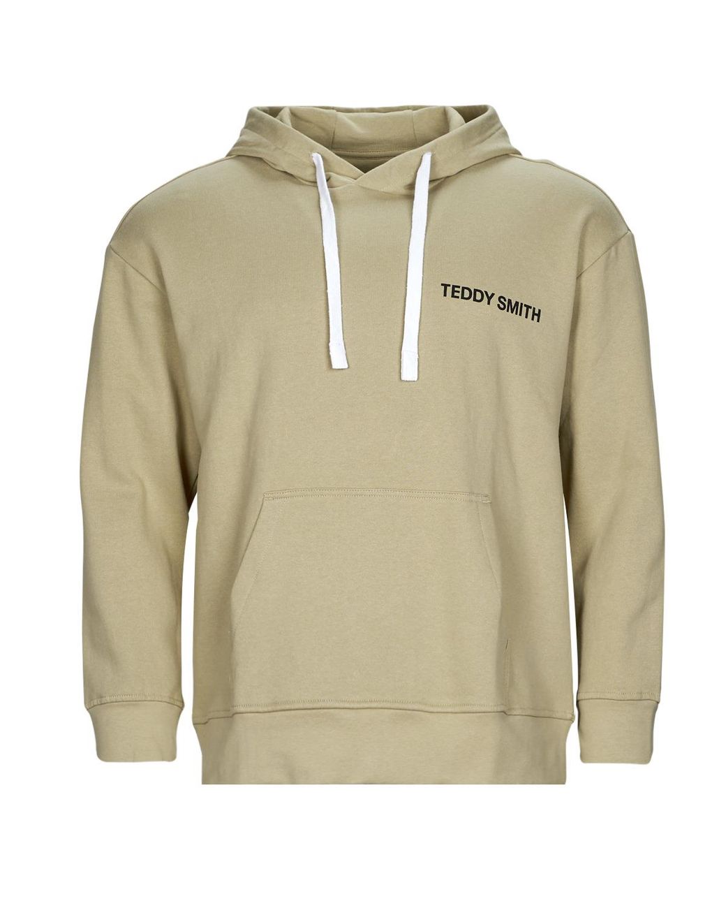 Teddy Smith Green Hoodies S-required Hood for men