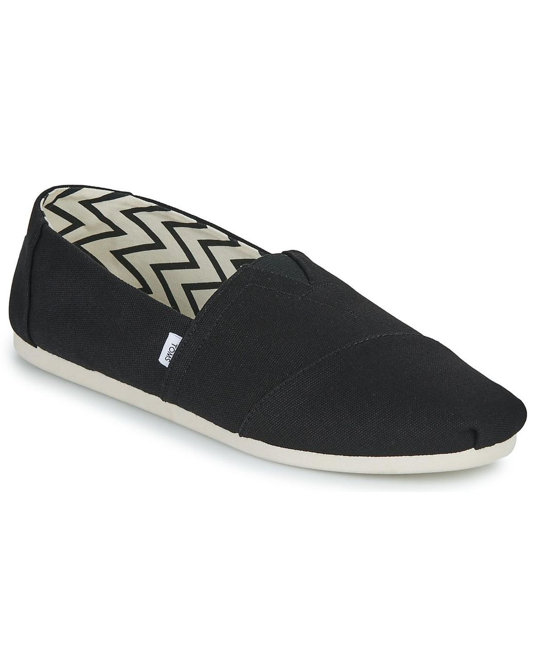 TOMS Black Alpargata Espadrilles / Casual Shoes for men