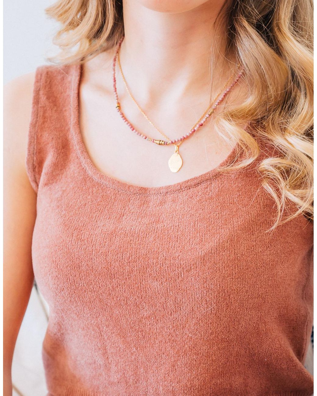 Celeste Pink Tops / Sleeveless T-shirts Lisette