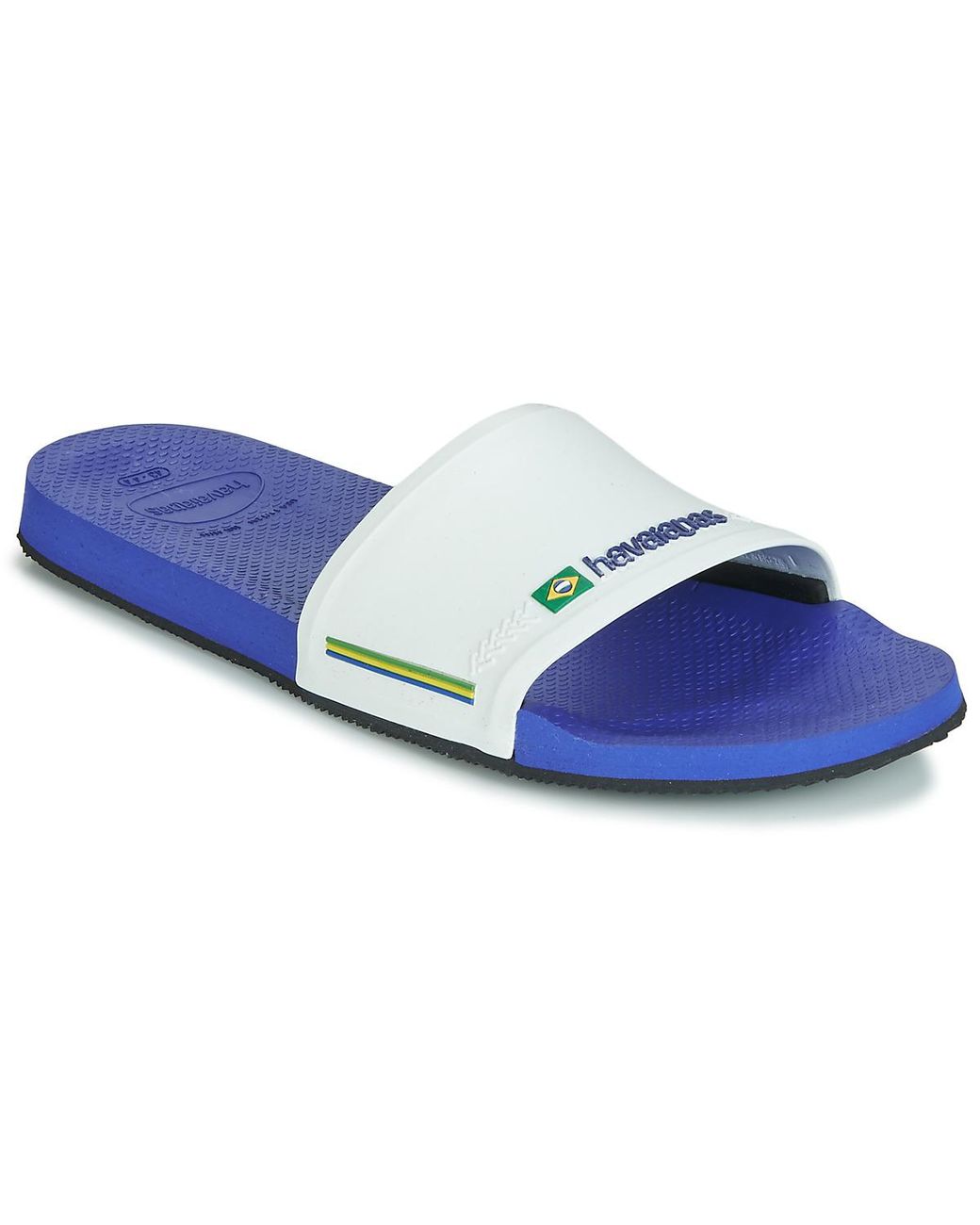 Havaianas Blue 'brasil' Sliders for men