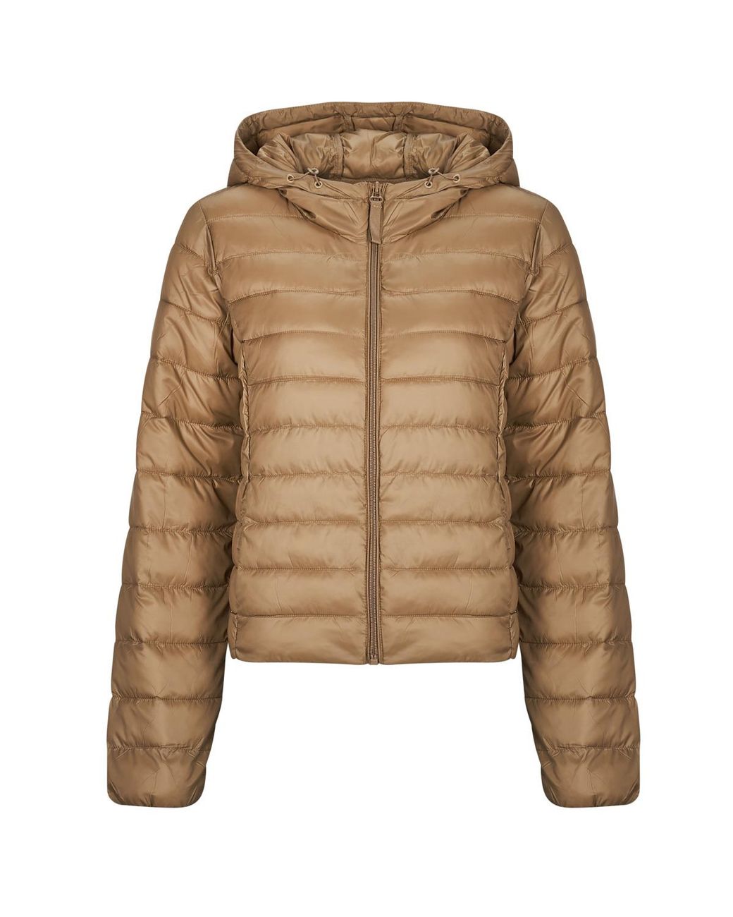 ONLY Brown Duffel Coats Onltahia Lw Quilted Hood
