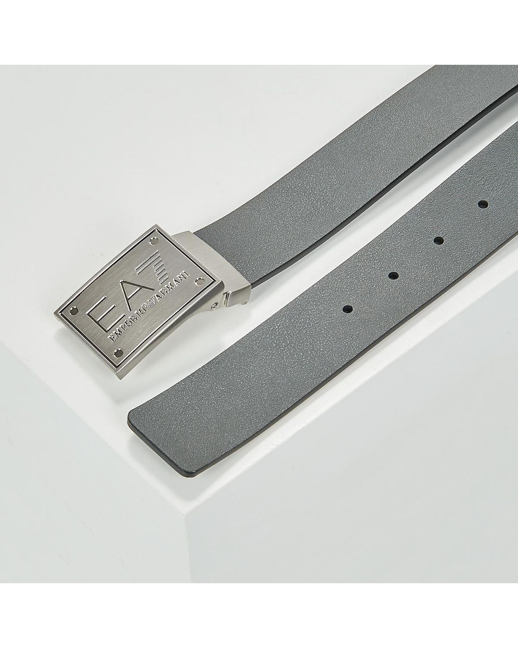 EA7 Gray Belt 7x000091 Reversible for men
