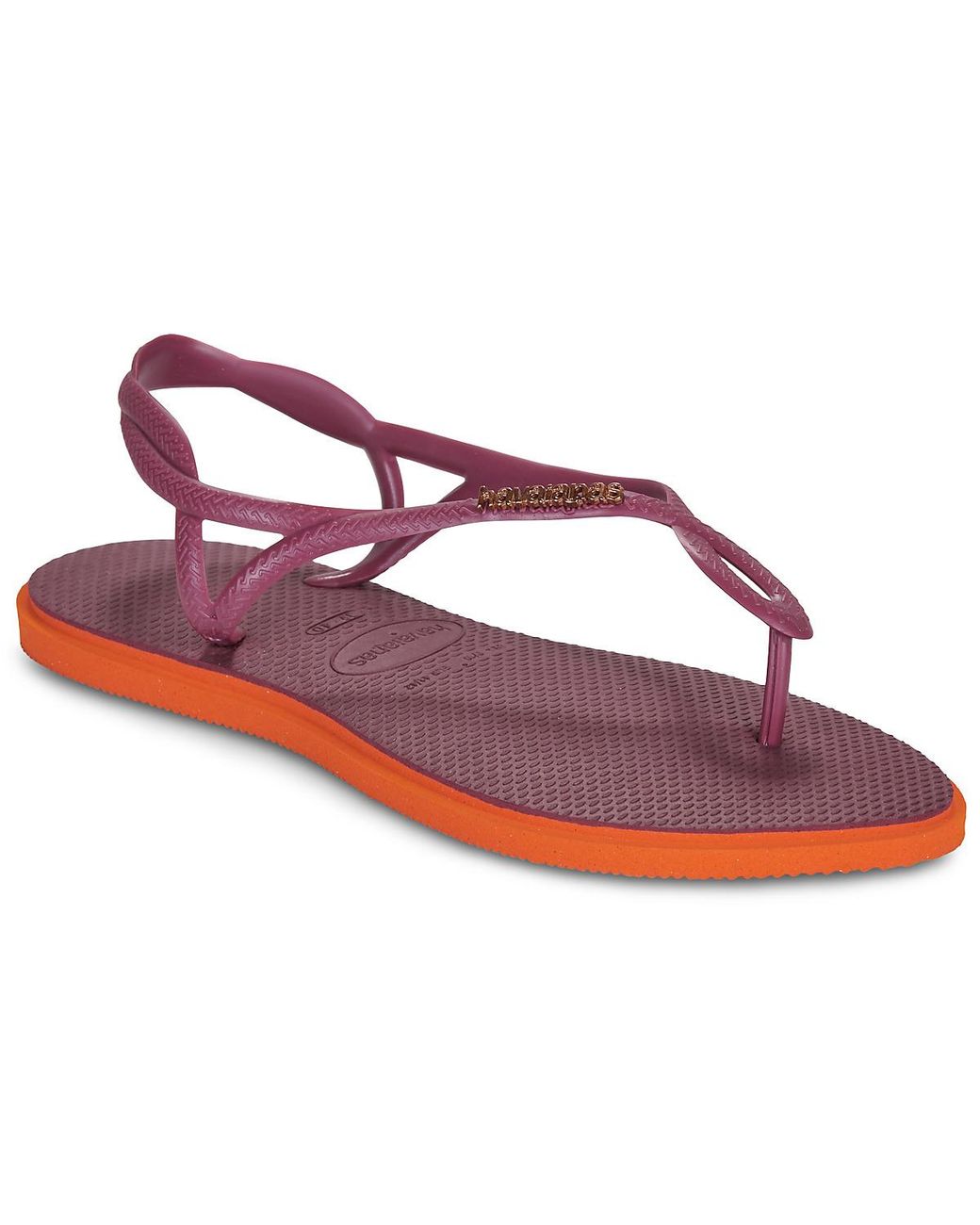 Havaianas Purple Flat Sandals Luna Point