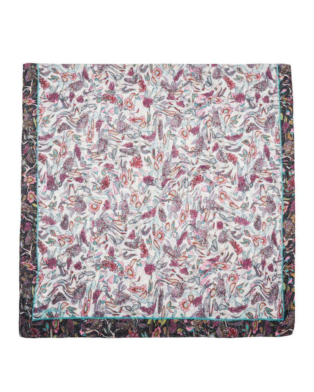 Desigual Multicolor Scarf Fou Boho Rectangle