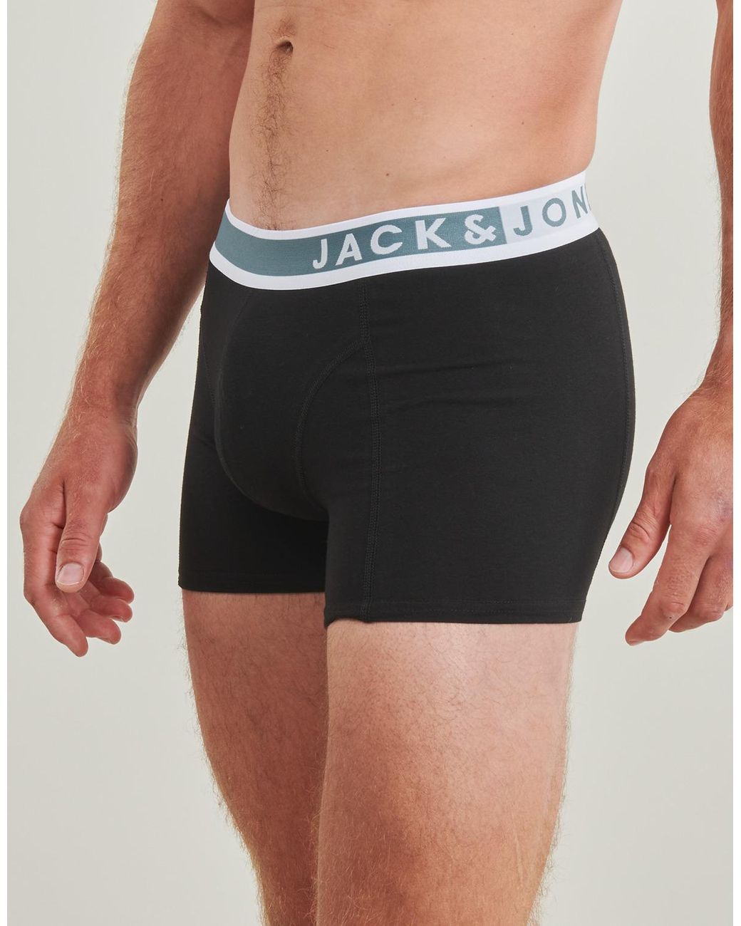 Jack & Jones Black Boxer Shorts Jaceaston X3 for men