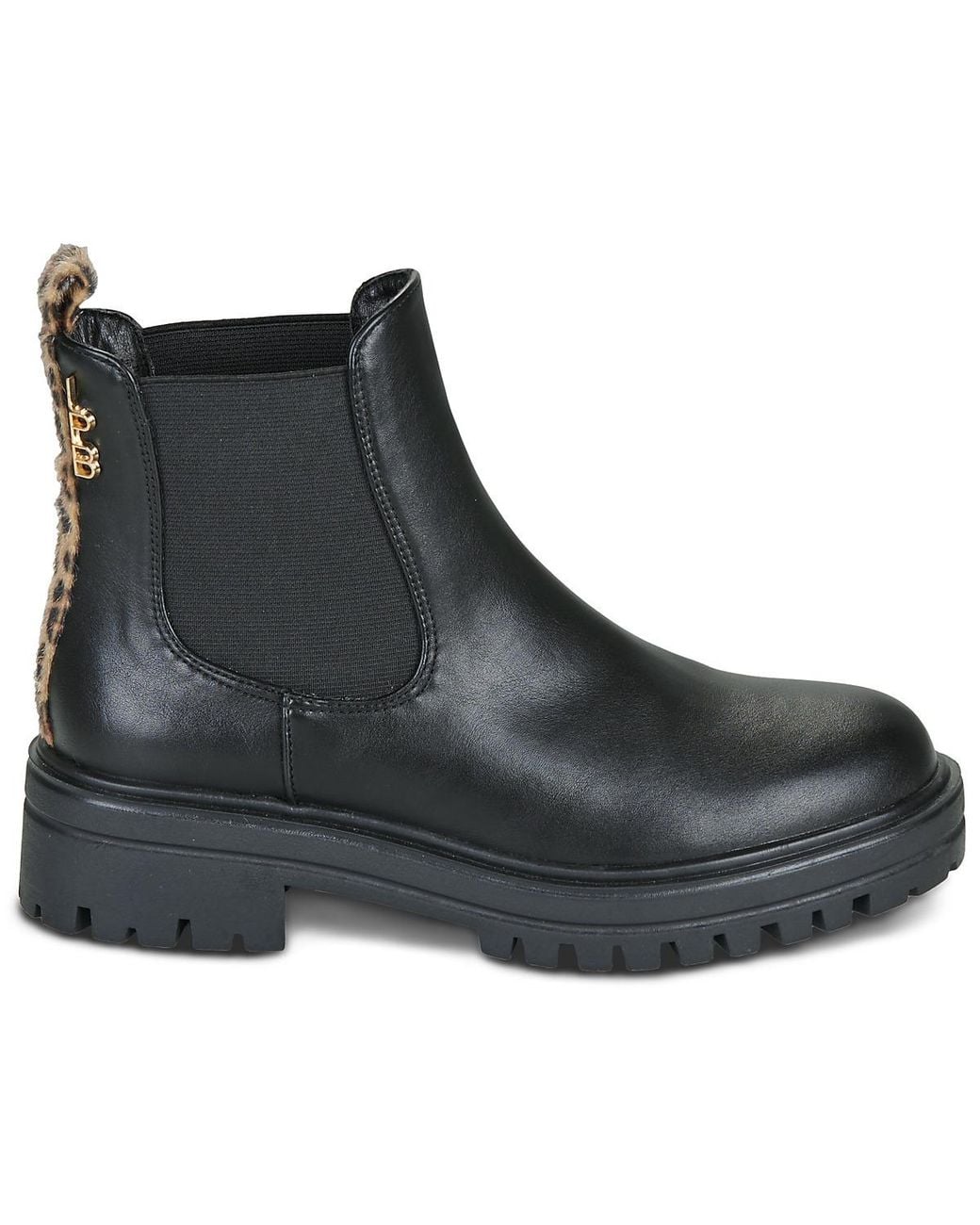 Les Petites Bombes Black Mid Boots Pavina
