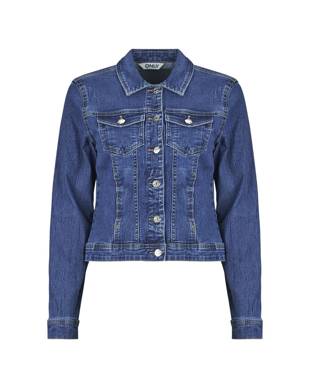 ONLY Blue Denim Jacket Onlwonder