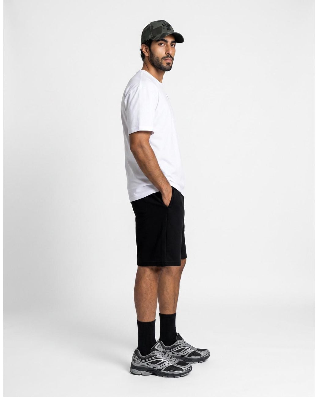 Kappa Black Shorts Sober for men
