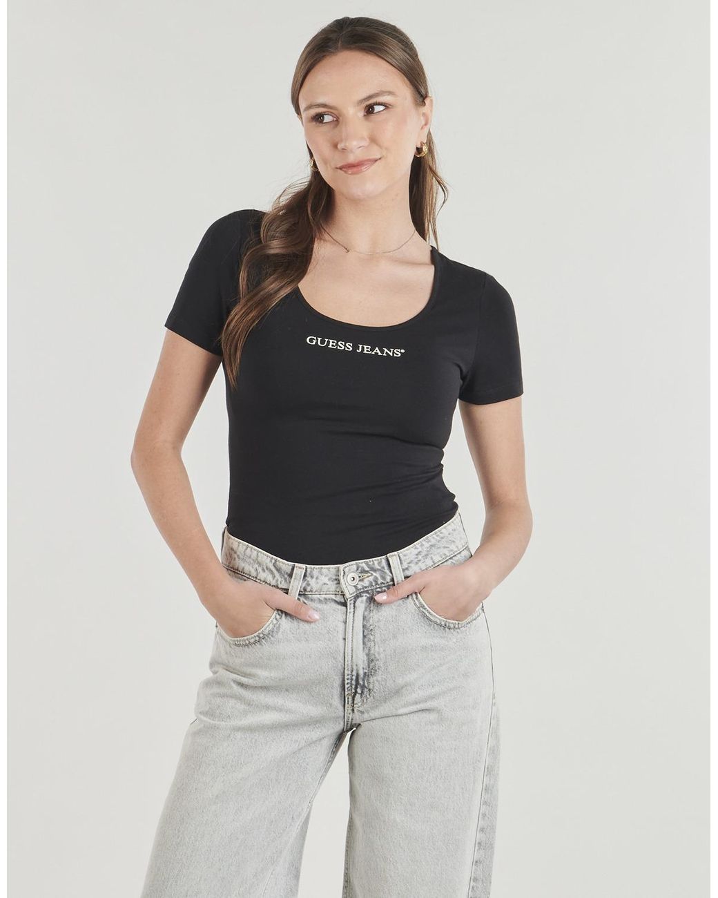 Guess Black Leotards Gj Sl Bodysuit