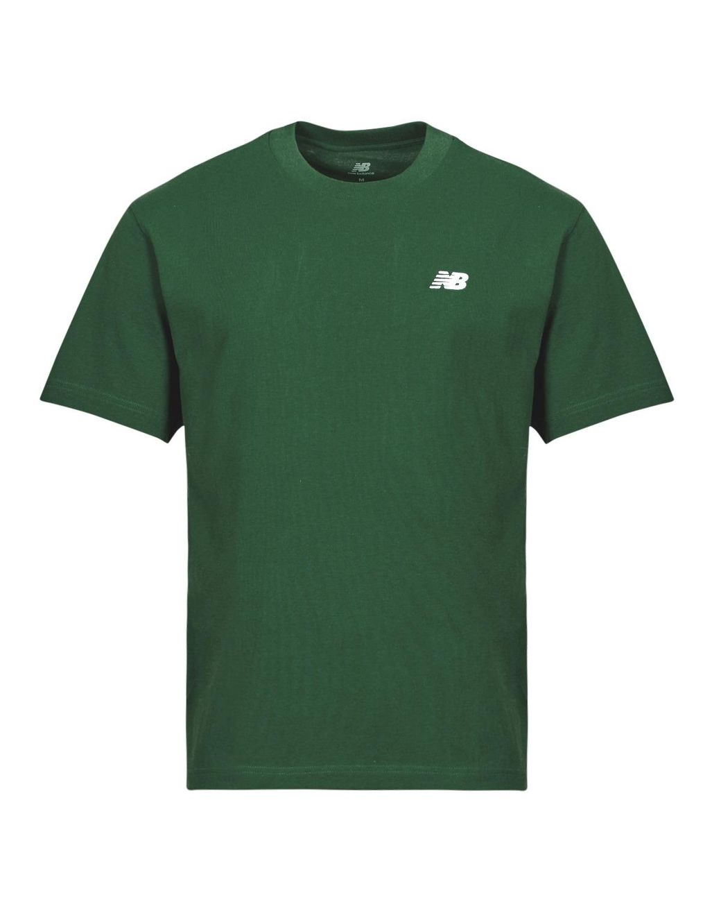 New Balance Green T Shirt Small Logo Jersey Tee for men