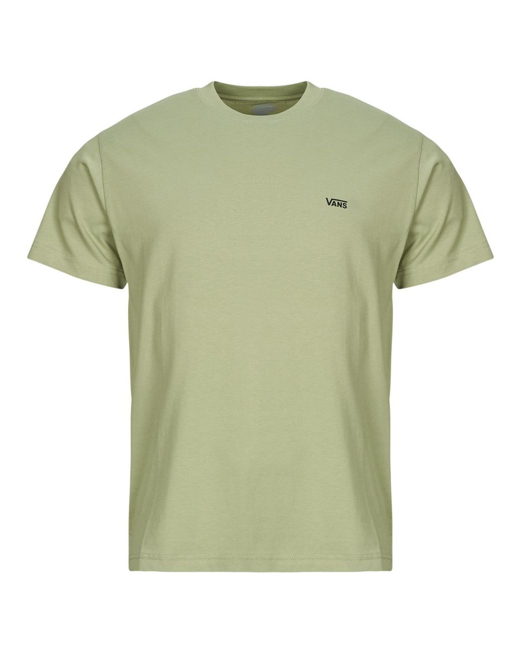 Vans Green T Shirt Left Chest Ss for men
