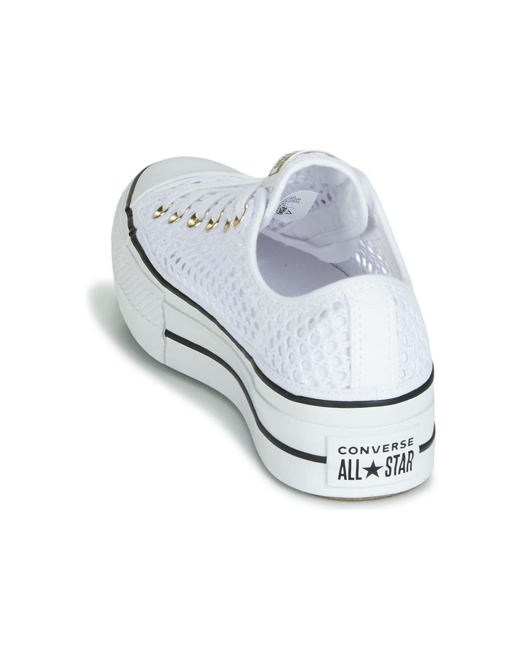 Converse Chuck Taylor All Star Lift Handmade Crochet Ox Women's Shoes  (trainers) In White | Lyst UK