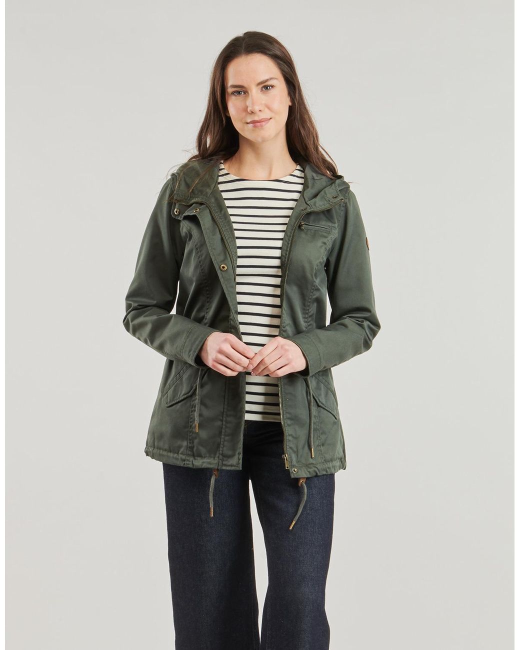 ONLY Green Parka Onllorca