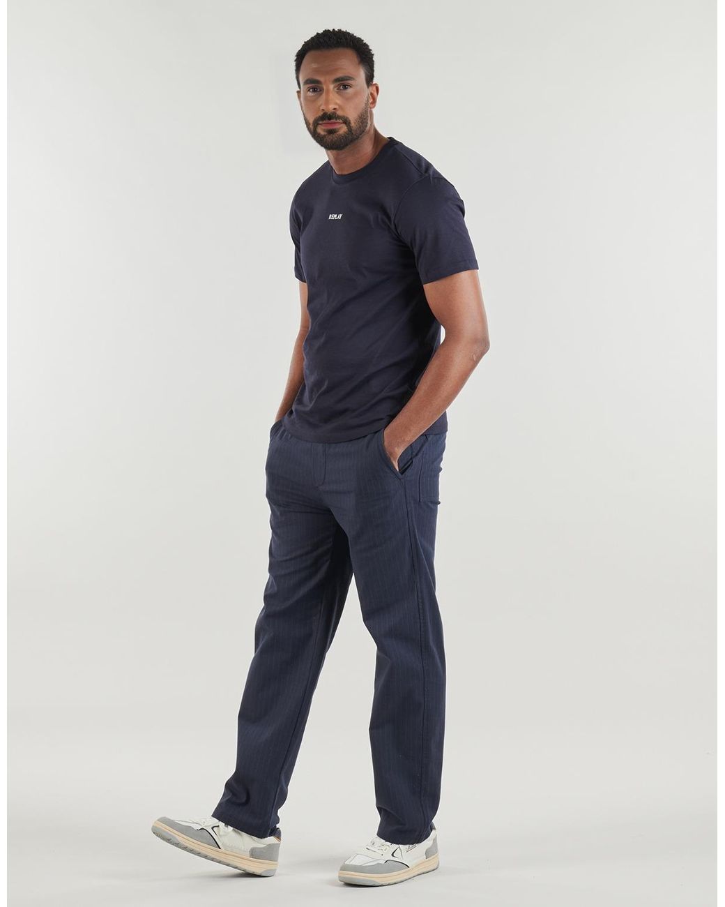 Replay Blue T Shirt for men