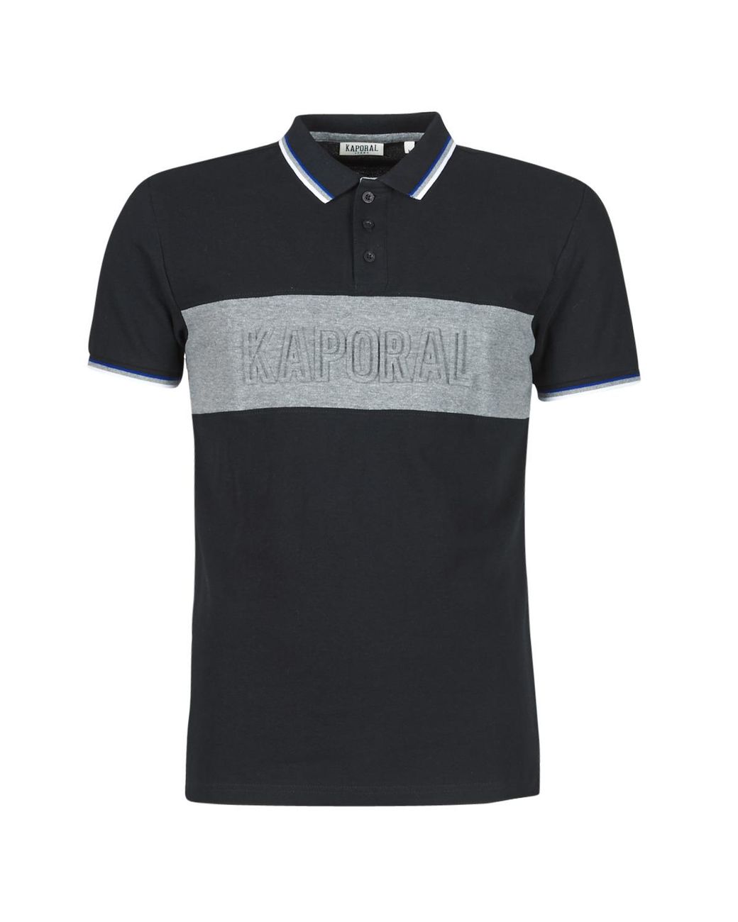Kaporal Black Polo Shirt Diam for men