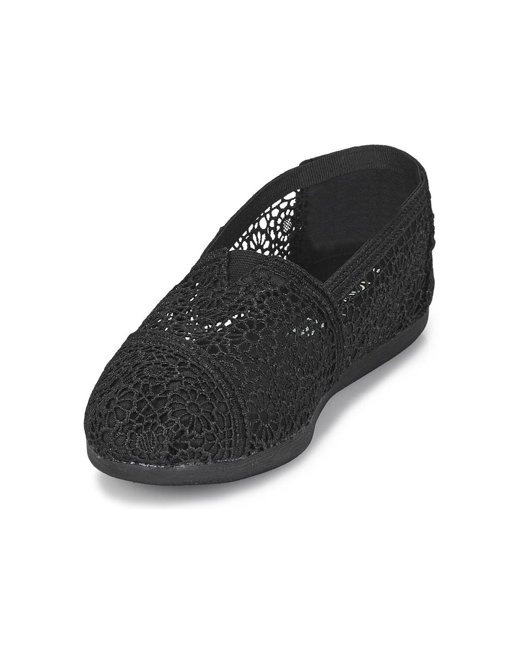 TOMS Black Alpargata Espadrilles / Casual Shoes