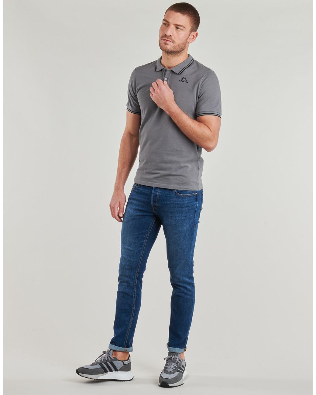 Kappa Gray Polo Shirt Ezio2 for men