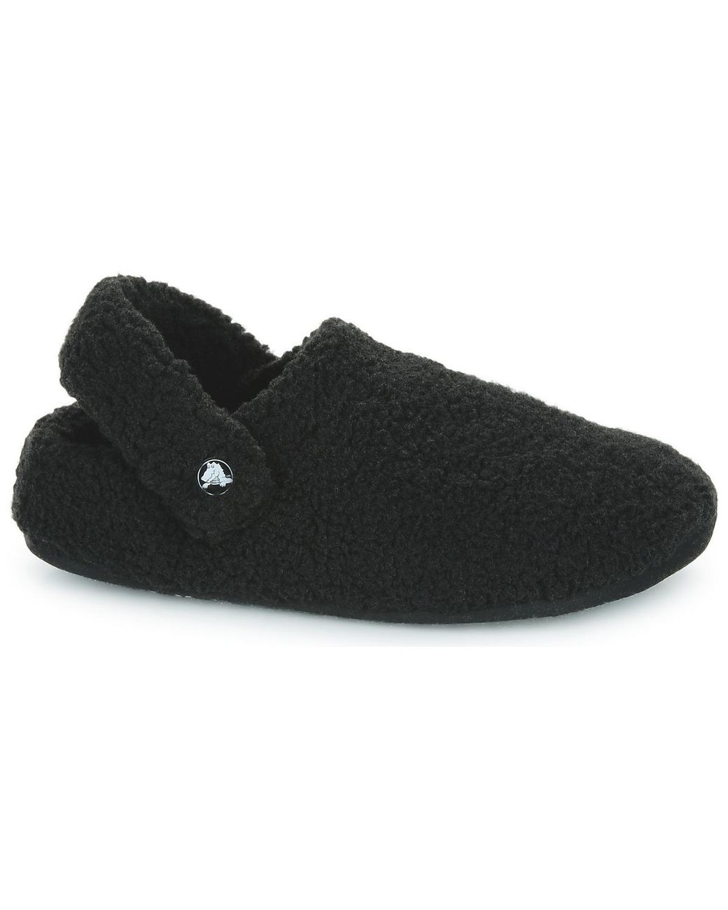 CROCSTM Black Flip Flops Classic Cozzzy Slipper